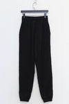 BASERANGE Loose Fit Sports Pants Made in Portugal BAS-FSP-HEI Black Italian Wool FSP